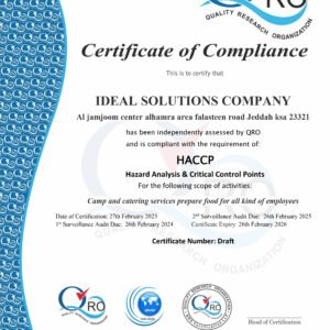 Ideal Solutions Company - Haccp